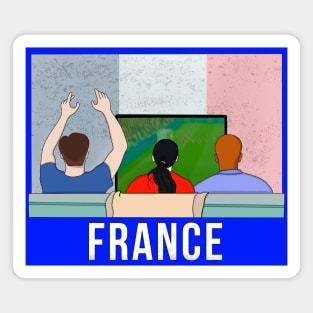 France Fans Magnet